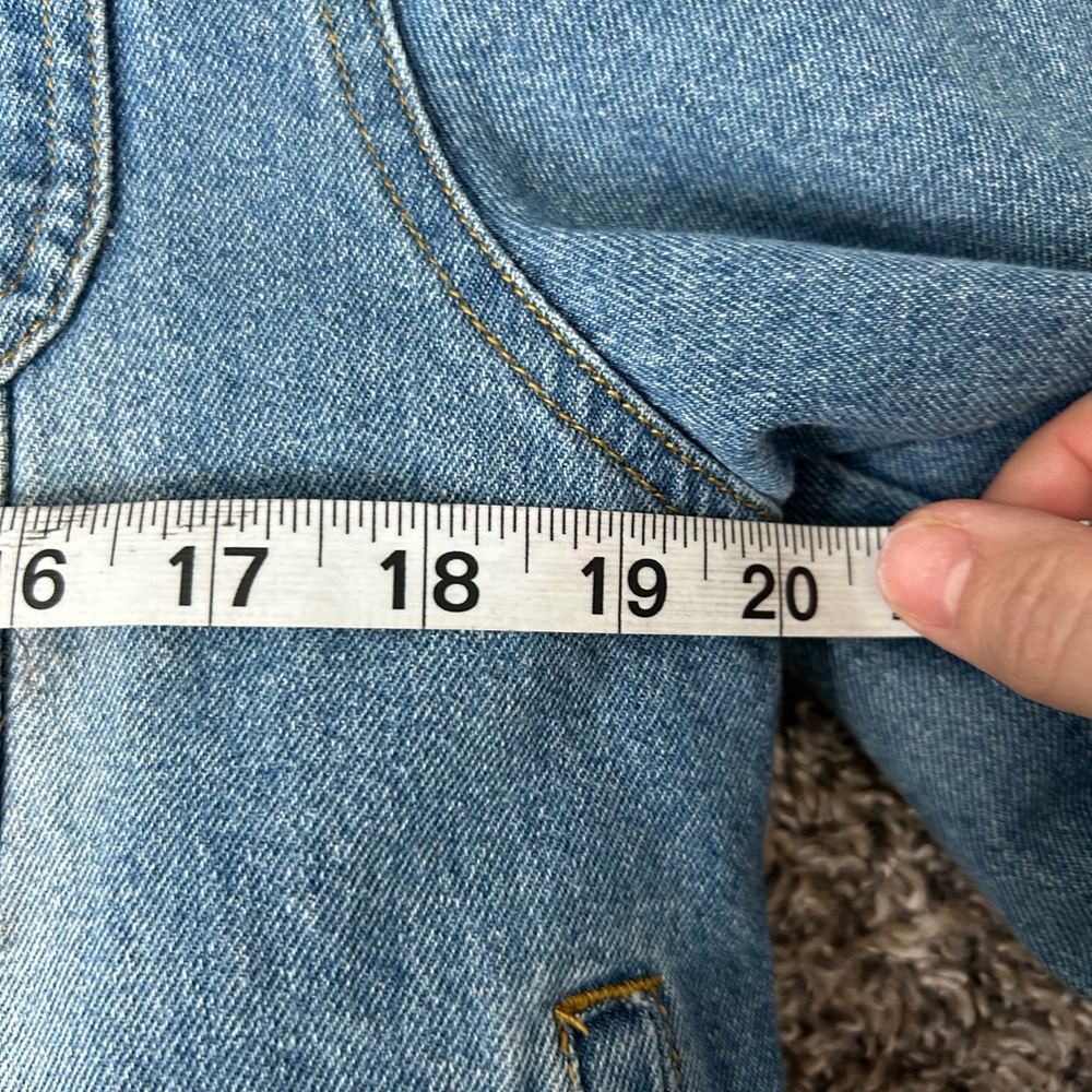 Sherpa Lined and Insulated Between Us Denim Jean Jacket size Medium - Picture 8 of 13